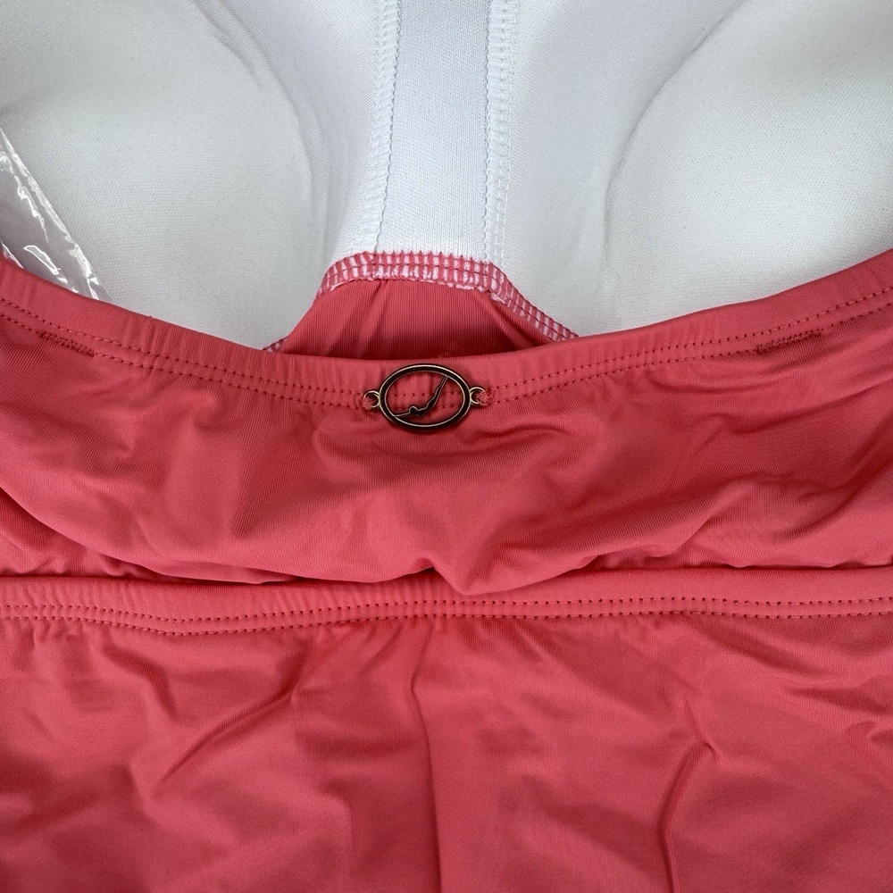 Jantzen Vamp Swim Dress With Removable Straps Swimsuit 10 Regular Pink Coral - Picture 7 of 11